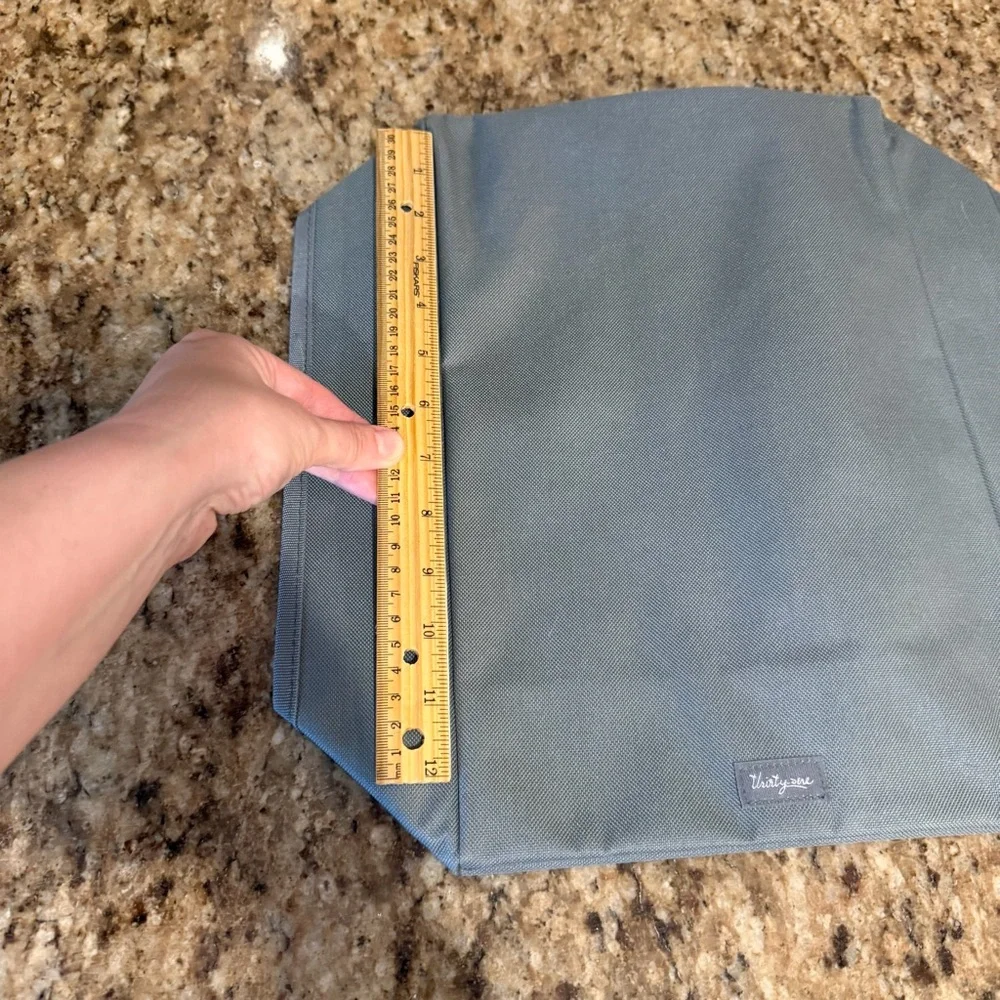 Thirty-One Your Way Rectangle Lid Replacement Gray Storage Bin Basket Cover